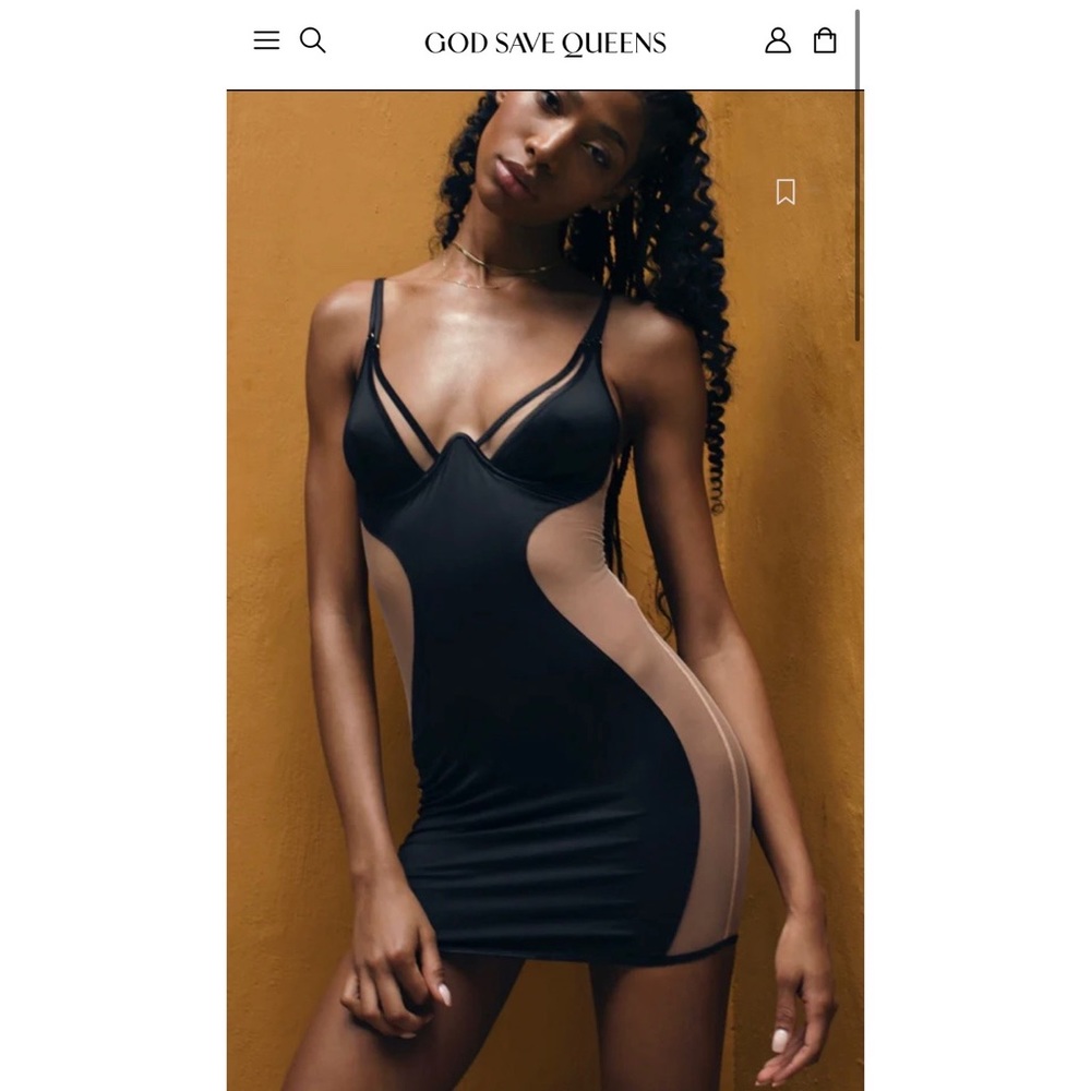Blair black Mini Dress